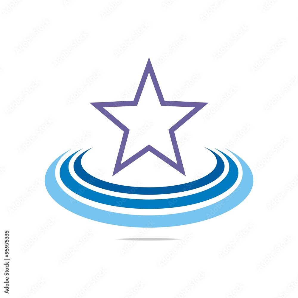 Logo all star icon perfect design Logo all star icon perfect design