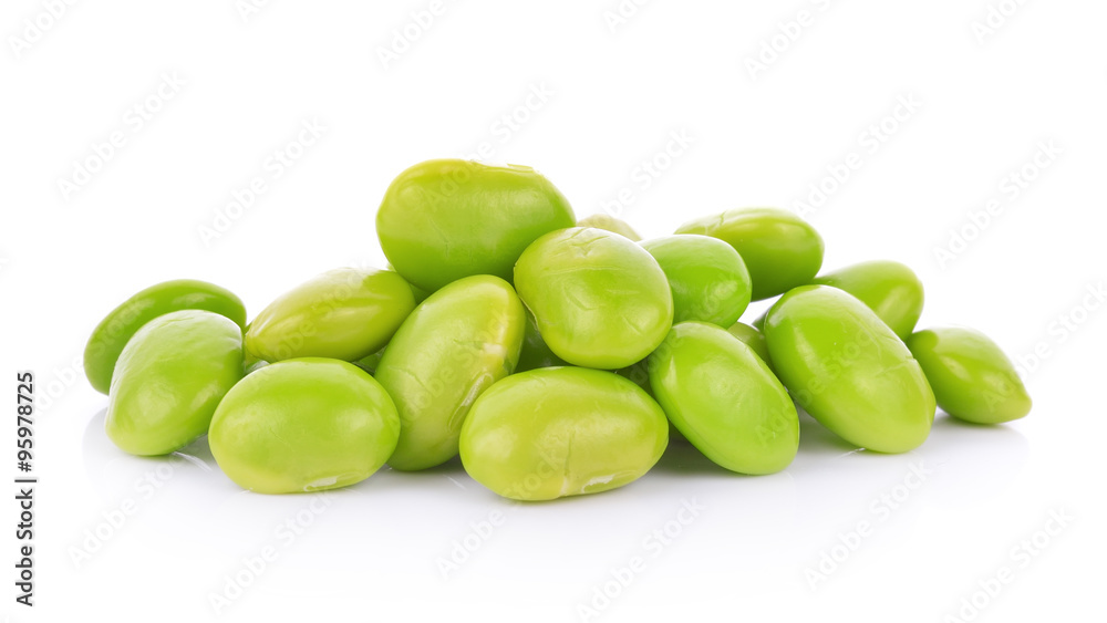 soy on white background soy on white background