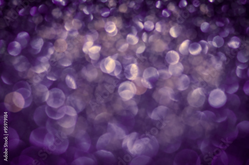  Abstract blur purple bokeh lighting from glitter texture