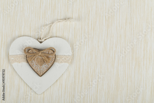 valentine's wooden hearts