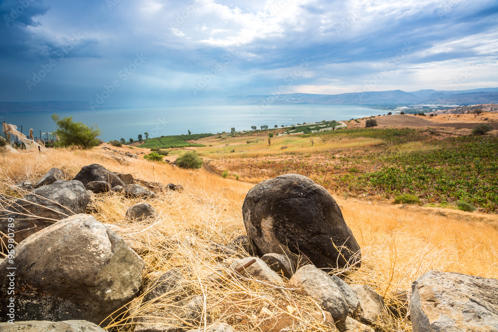 Galilee panorama taken from Mount of Beatitudes
