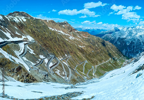 Summer Stelvio pass (Italy)