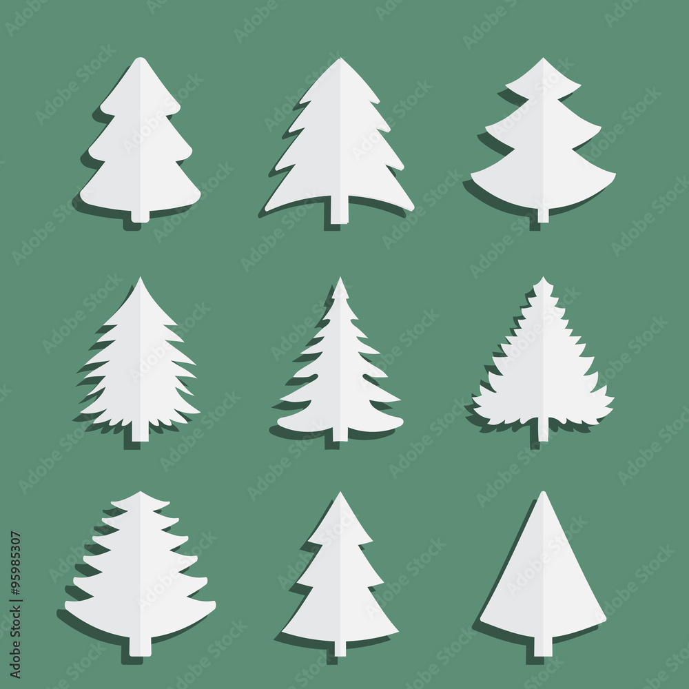 Christmas fir-tree of an icon