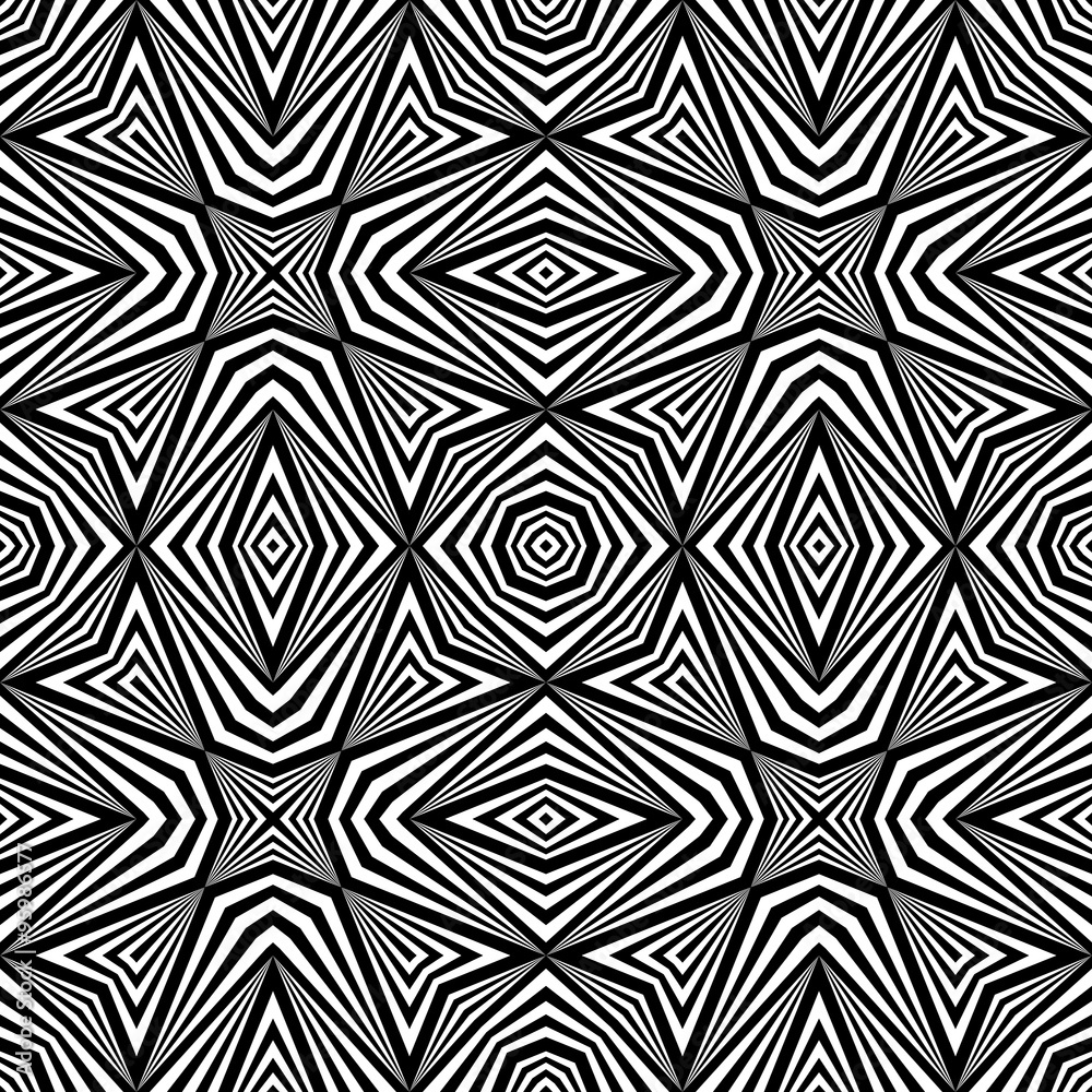 Design seamless monochrome geometric pattern Design seamless monochrome geometric pattern