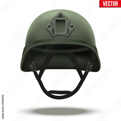 Military tactical helmet green color 