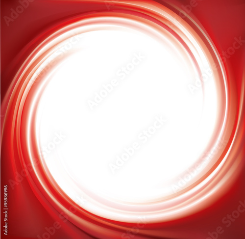 Vector abstract red swirl background