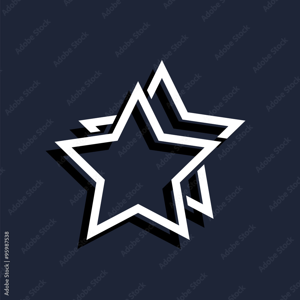 2 star outline 2 star outline
