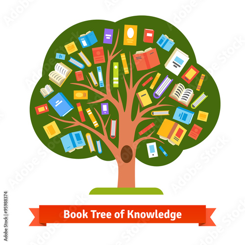 Book tree of knowledge and reading
