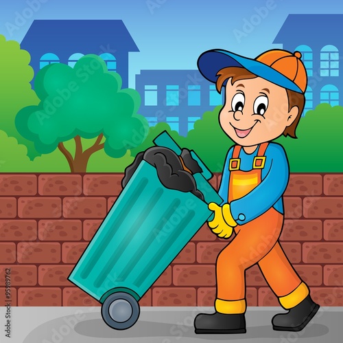 Garbage collector theme image 2