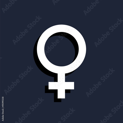 icon woman sign