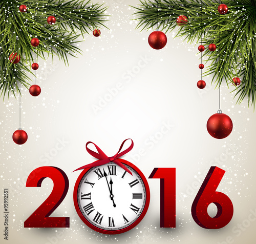 2016 New Year background.