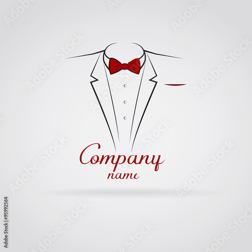 Logo elegant tuxedo