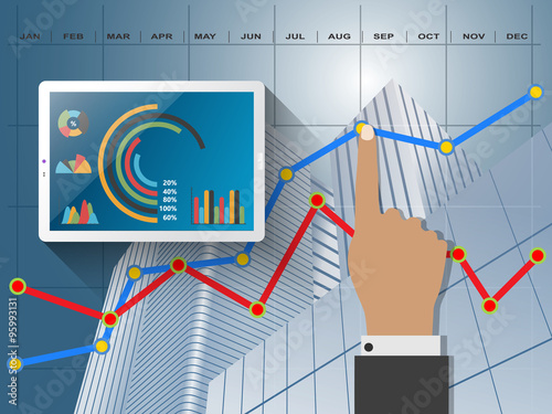 Report statistics concept
