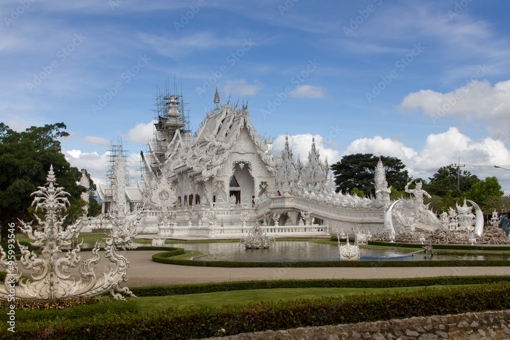 Wat Rong Khun temple in Chiang Rai, Thailand