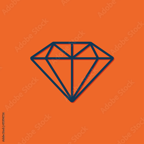 Vector diamond icon 
