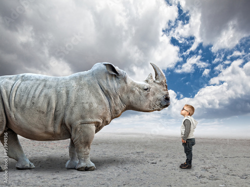 kid vs rhino