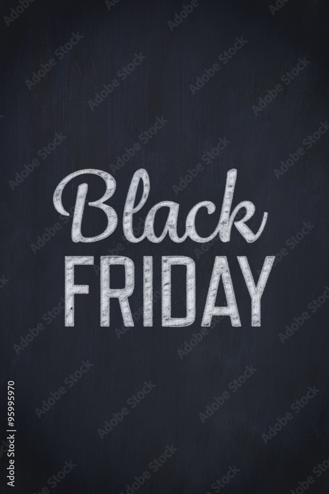 A black friday advert A black friday advert
