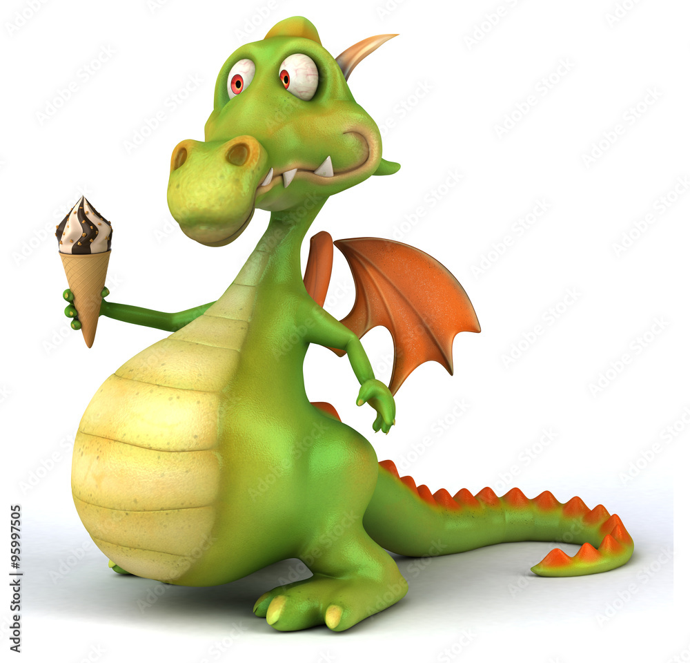 Fototapeta premium Fun dragon