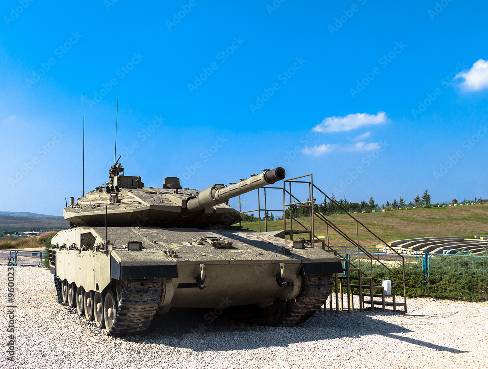 Israel made main battle tank Merkava  Mk IV