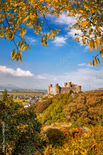 Harlech Castle in Wales, United Kingdom, series of Walesh castles photo