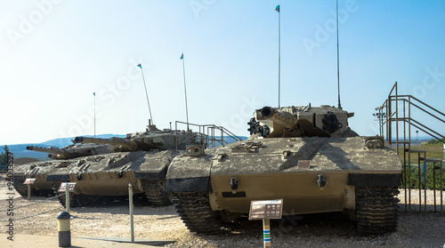 Israel made main battle tanks Merkava  Mk I, Mk II, Mk III  photo