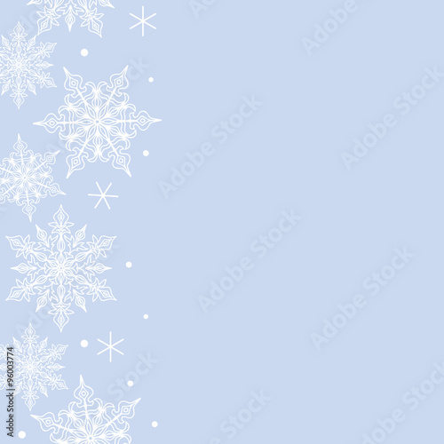 lace snowflakes pattern border