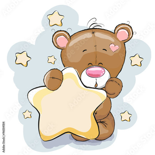 Bear with star
