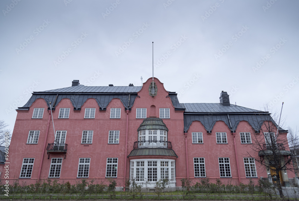 Obraz premium The Scharinska Villa in Umeå, Sweden