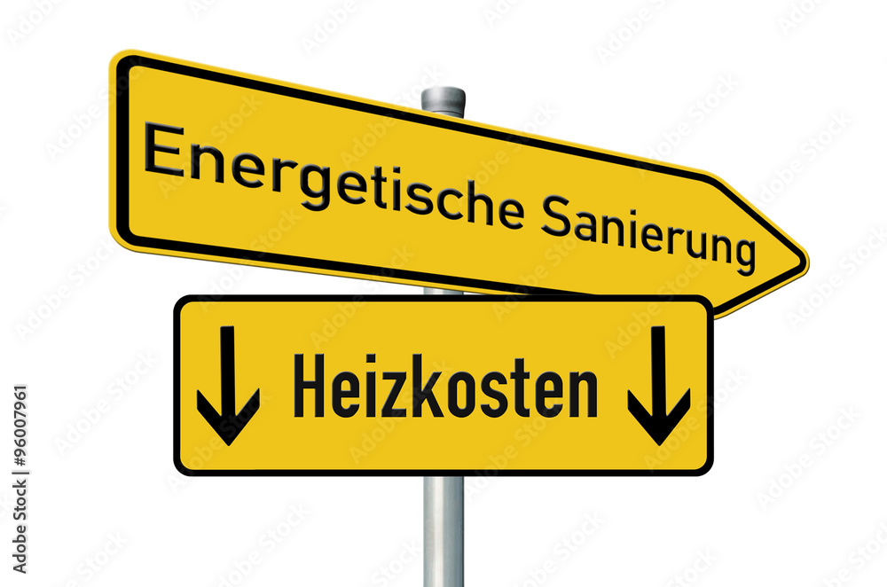 Energetische Sanierung 5 / Schild Energetische Sanierung 5 / Schild