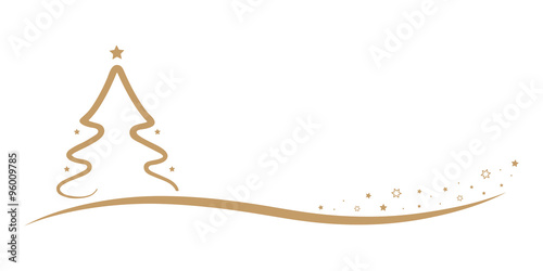 christmas ornaments hanging gold isolated background