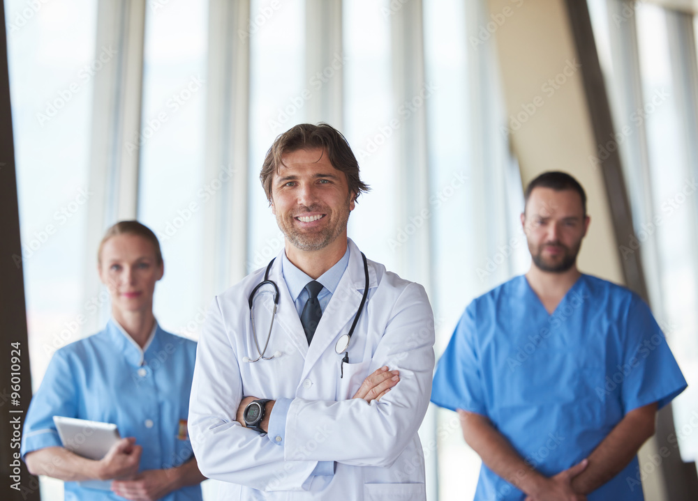 Fototapeta premium group of medical staff at hospital