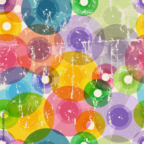 vinyl records seamless background pattern, grunge vector eps 10 format