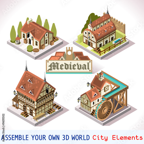Medieval 02 Tiles Isometric