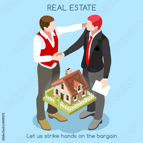Real Estate 01 People Isometric
