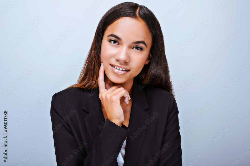 Concept for multi ethnic businesswoman Concept for multi ethnic businesswoman