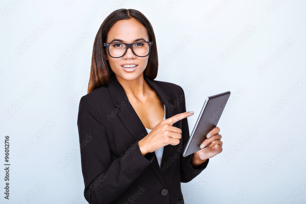 Concept for multi ethnic businesswoman Concept for multi ethnic businesswoman