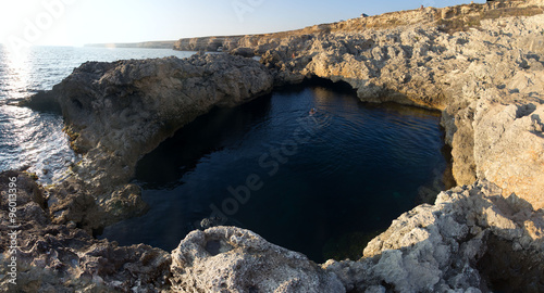 Black sea cave