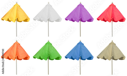 Beach umbrellas - colorful