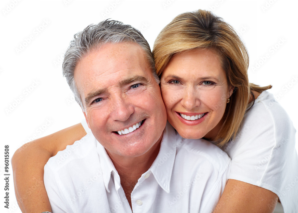 Happy laughing elderly couple. Happy laughing elderly couple.