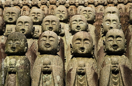 Jizo statues, Hasedera Temple, Kamakura - Japan