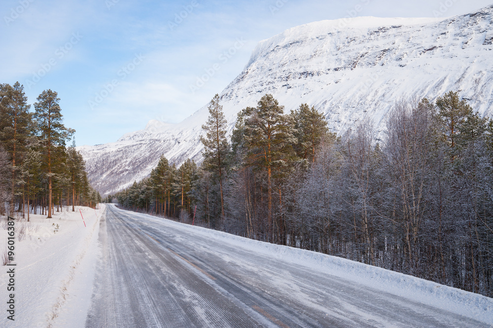 Obraz premium Winterlandschaft in Norwegen