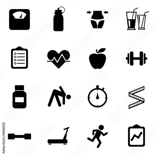 Fitness Health Icons
