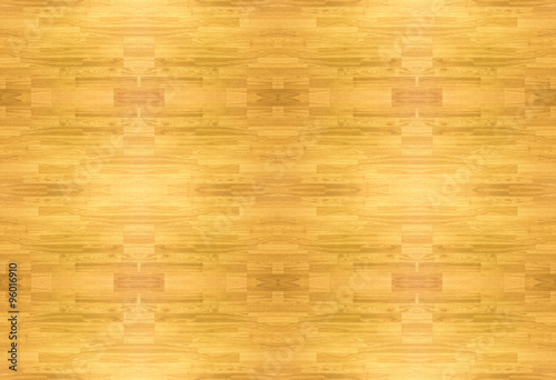 Texture of wood Maple basketball floor pattern as viewed from above. 