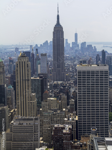 New York City view from Rockefeller