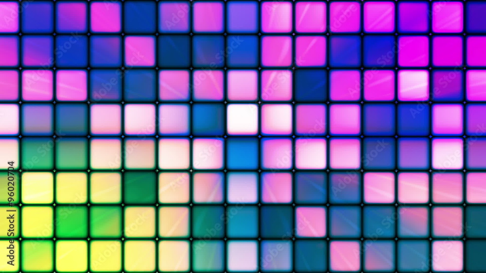 Broadcast Twinkling Hi-Tech Cubes, Multi Color, Abstract, Loopable, HD Broadcast Twinkling Hi-Tech Cubes, Multi Color, Abstract, Loopable, HD