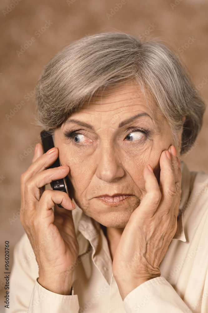 worried elderly woman worried elderly woman