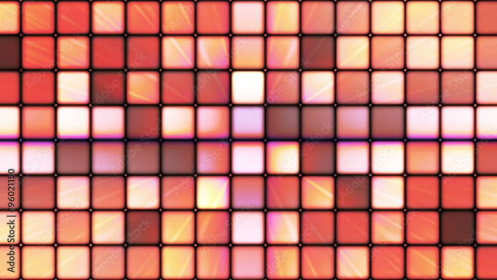 Broadcast Twinkling Hi-Tech Cubes, Multi Color, Abstract, Loopable, HD