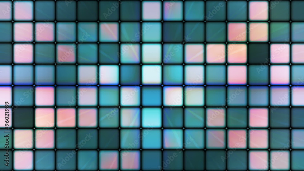 Broadcast Twinkling Hi-Tech Cubes, Multi Color, Abstract, Loopable, HD Broadcast Twinkling Hi-Tech Cubes, Multi Color, Abstract, Loopable, HD