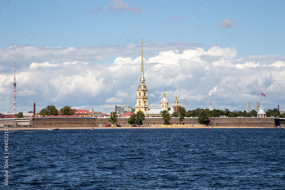 Peter And Paul's Fortress in St. Petersburg, Russia