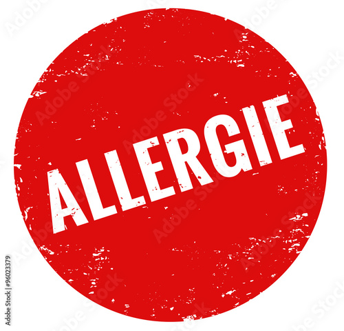 Allergie Stempel rot
